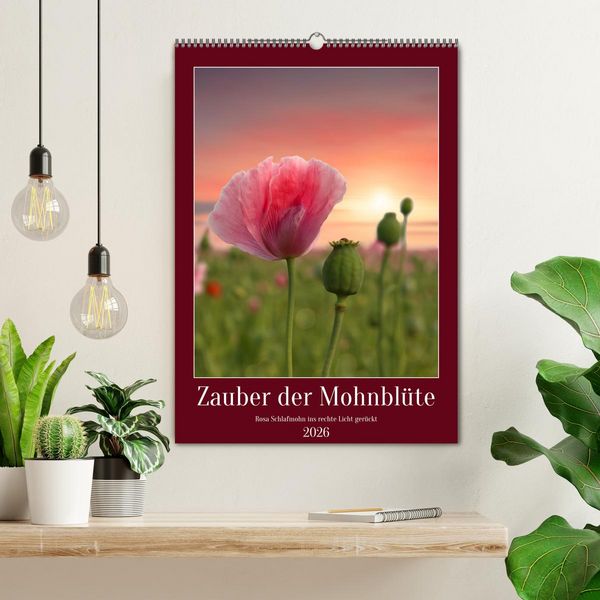 Produktbild: Zauber der Mohnbl&uuml;te (Wandkalender 2026 DIN A2 hoch), CALVENDO Monatskalender