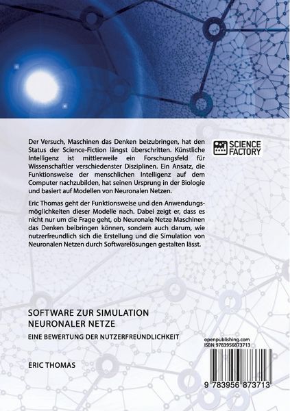Produktbild: Software zur Simulation Neuronaler Netze. Eine Bewertung der Nutzerfreundlichkeit