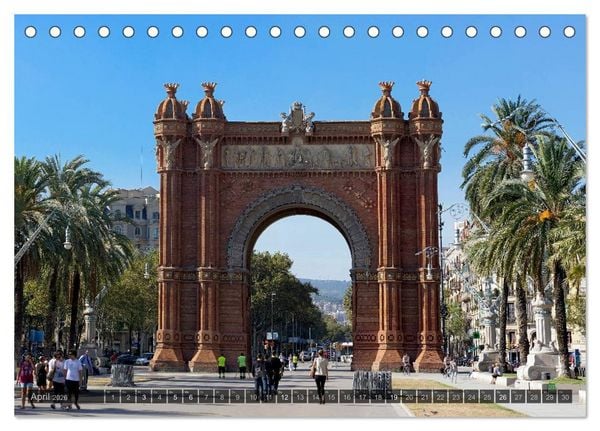 Produktbild: Barcelona - Von Gotik bis Modernisme (Tischkalender 2026 DIN A5 quer), CALVENDO Monatskalender