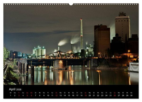 Produktbild: Ruhrlights II - Nachtlichter des Ruhrgebietes (Wandkalender 2026 DIN A2 quer), CALVENDO Monatskalender