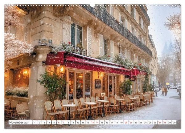 Produktbild: Bonjour, Kaffee! Bonjour, Paris! (Wandkalender 2027 DIN A2 quer), CALVENDO Monatskalender