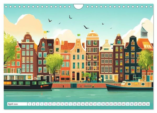 Produktbild: Europas Charme (Wandkalender 2026 DIN A4 quer), CALVENDO Monatskalender