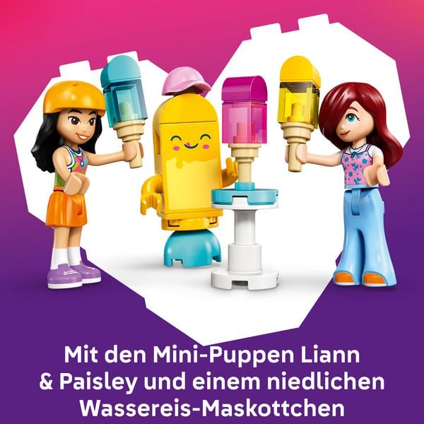 Produktbild: LEGO Friends 42692 Eis- und Luftballonstand, Spielzeug mit Fahrrad