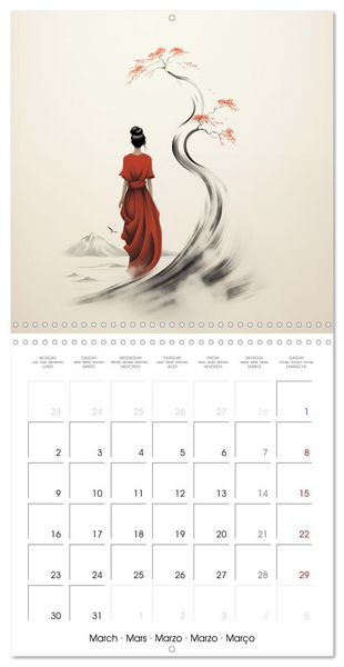 Produktbild: Japan: a Year of Art and Tradition (Wall Calendar 2026 12 &times; 12 Inch) CALVENDO 12 Month Wall Calendar