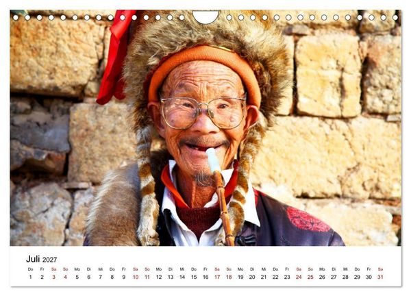 Produktbild: Wildes China (Wandkalender 2027 DIN A4 quer), CALVENDO Monatskalender