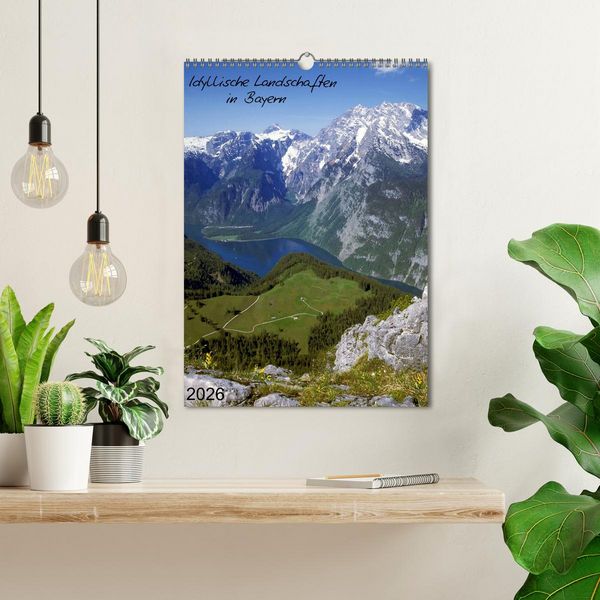 Produktbild: Idyllische Landschaften in Bayern (Wandkalender 2026 DIN A3 hoch), CALVENDO Monatskalender
