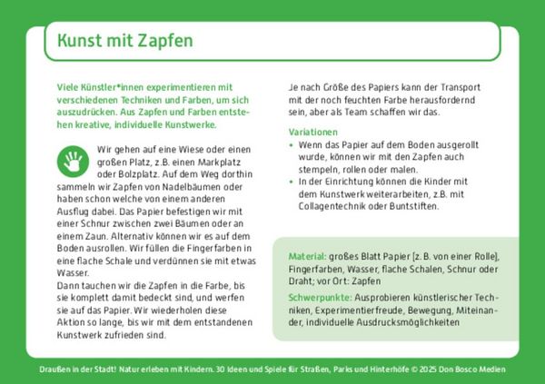 Produktbild: Drau&szlig;en in der Stadt!