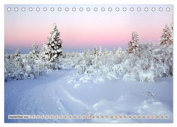 Produktbild: Zauberhaftes Finnland (Tischkalender 2026 DIN A5 quer), CALVENDO Monatskalender