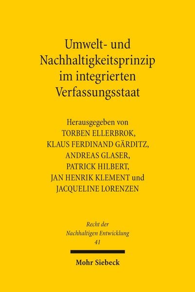 Produktbild: Umwelt- und Nachhaltigkeitsprinzip im integrierten Verfassungsstaat