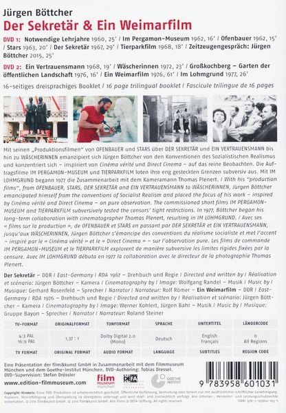 Produktbild: Der Sekret&auml;r & Ein Weimarfilm [2 DVDs]