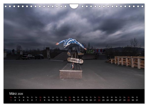 Produktbild: it's SKATEBOARDING (Wandkalender 2026 DIN A4 quer), CALVENDO Monatskalender