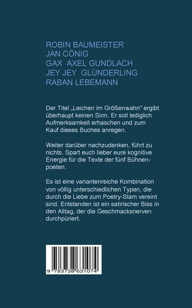 Produktbild: Leichen im Gr&ouml;&szlig;enwahn