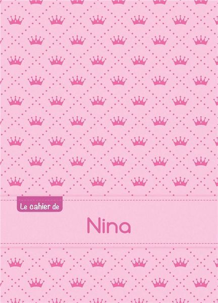 Produktbild: Cahier nina blanc,96p,a5 princesse