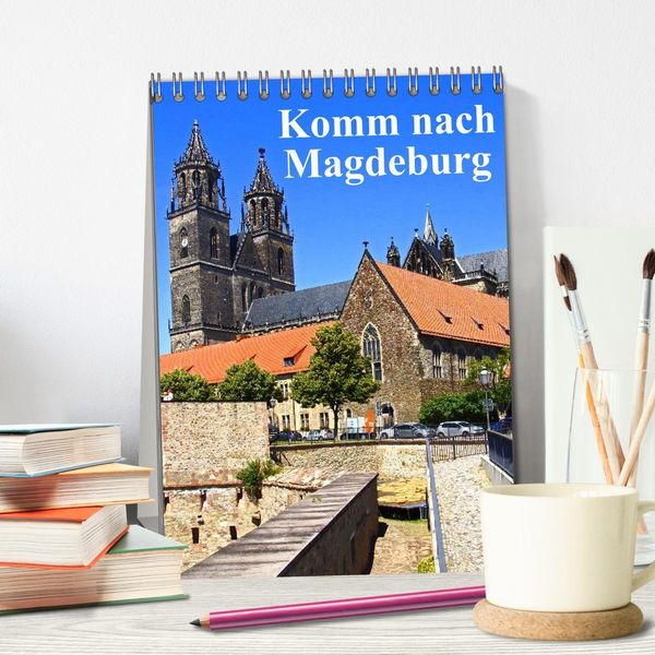 Produktbild: Komm nach Magdeburg (Tischkalender 2026 DIN A5 hoch), CALVENDO Monatskalender