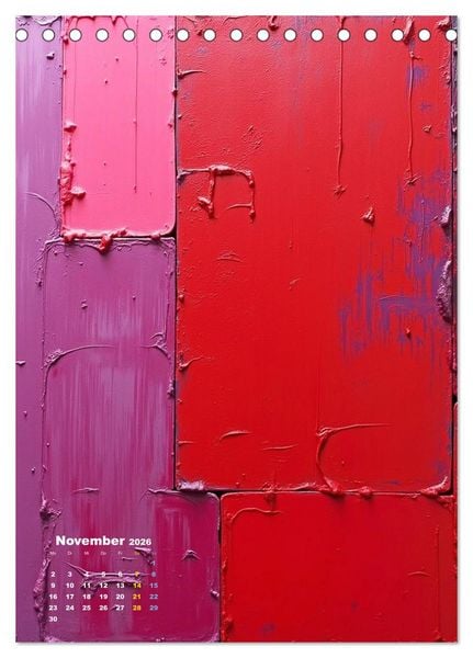 Produktbild: Rakel Kunst - Eine Form der k&uuml;nstlerischen Technik (Tischkalender 2026 DIN A5 hoch), CALVENDO Monatskalender