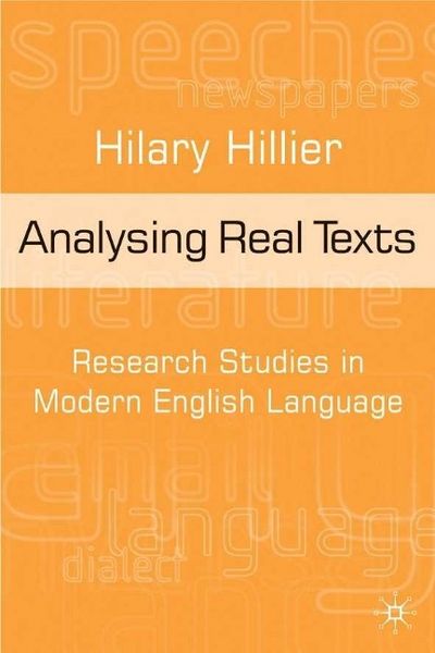 Produktbild: Analysing Real Texts