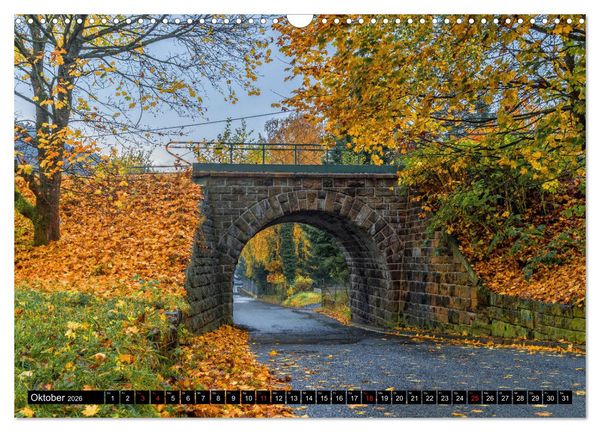 Produktbild: Br&uuml;cken des Landkreises Sonneberg (Wandkalender 2026 DIN A3 quer), CALVENDO Monatskalender