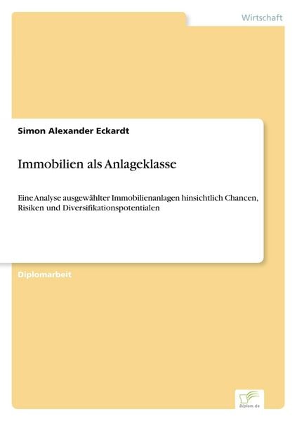 Produktbild: Immobilien als Anlageklasse