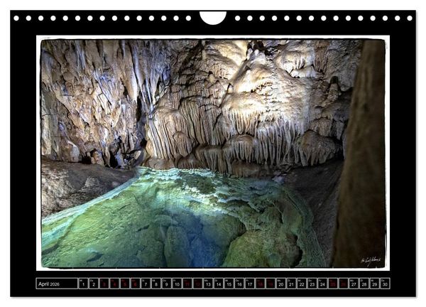 Produktbild: Tropfstein Dechenh&ouml;hle (Wandkalender 2026 DIN A4 quer), CALVENDO Monatskalender