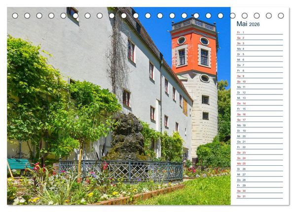 Produktbild: Romantisches Augsburg (Tischkalender 2026 DIN A5 quer), CALVENDO Monatskalender