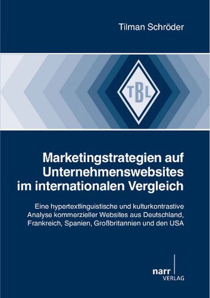 Produktbild: Marketingstrategien auf Unternehmenswebsites im internationalen Vergleich