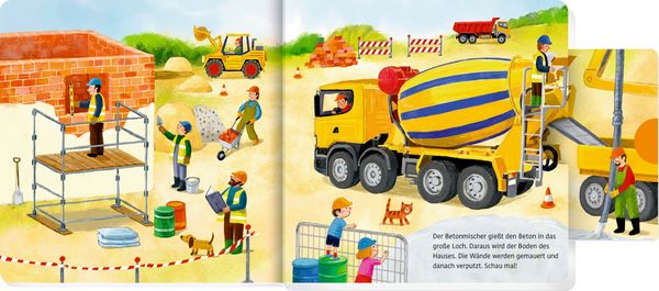 Produktbild: Klapp mal! Schieb mal!: Auf der Baustelle