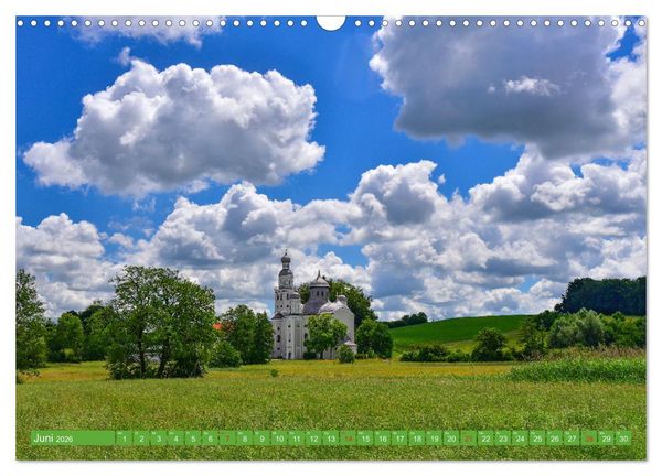 Produktbild: Romantische Kirchen und Kapellen (Wandkalender 2026 DIN A3 quer), CALVENDO Monatskalender