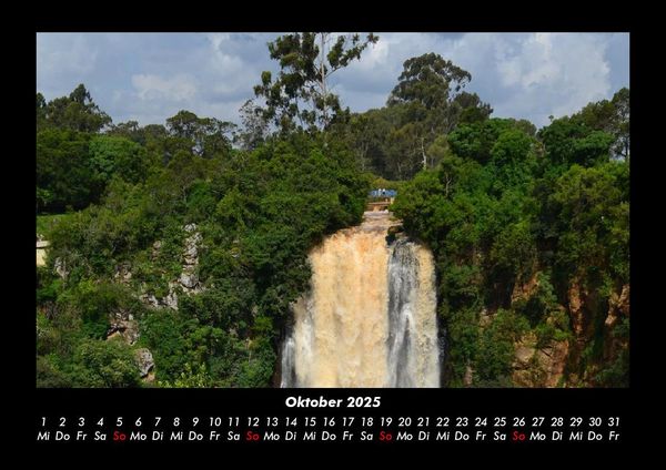Produktbild: Wasserf&auml;lle 2025 Fotokalender DIN A3