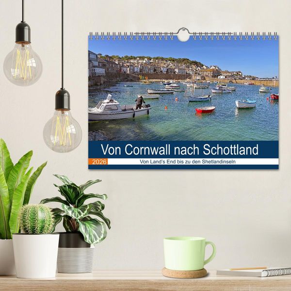 Produktbild: Von Cornwall nach Schottland (Wandkalender 2026 DIN A4 quer), CALVENDO Monatskalender
