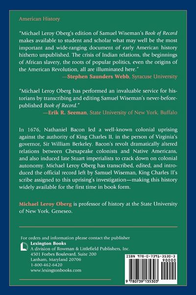 Produktbild: Samuel Wiseman's Book of Record