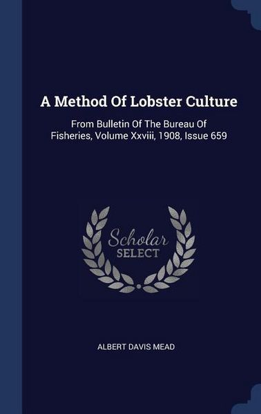 Produktbild: A Method Of Lobster Culture