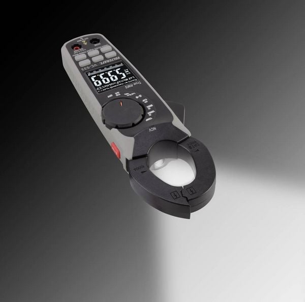 Produktbild: VOLTCRAFT VC-533 Stromzange digital CAT III 600V Anzeige (Counts): 6000