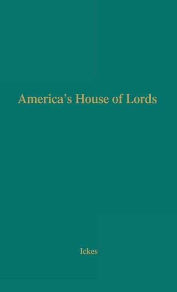 Produktbild: America's House of Lords