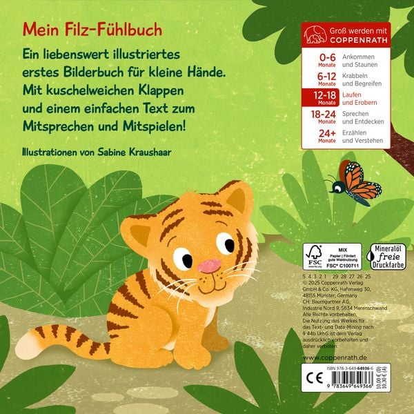 Produktbild: Wo ist Papa, kleiner Tiger?