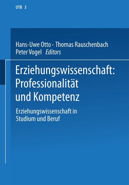 Produktbild: Erziehungswissenschaft: Professionalit&auml;t und Kompetenz