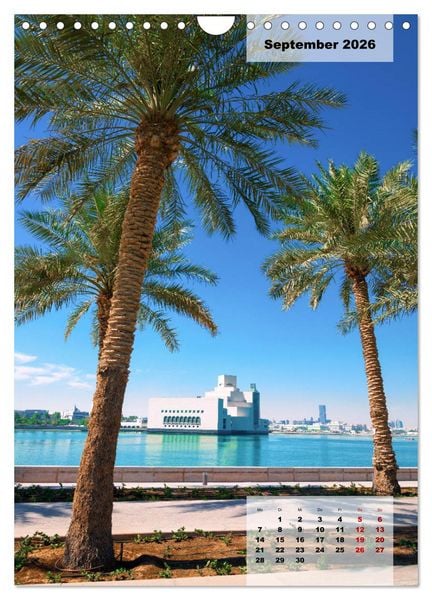 Produktbild: Doha Leuchtende Hauptstadt von Katar (Wandkalender 2026 DIN A4 hoch), CALVENDO Monatskalender