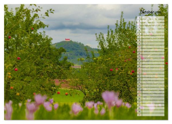Produktbild: Rund um die Wurmlinger Kapelle (Wandkalender 2026 DIN A2 quer), CALVENDO Monatskalender