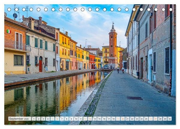 Produktbild: ItalienReise Venedig Chioggia Comacchio (Tischkalender 2026 DIN A5 quer), CALVENDO Monatskalender