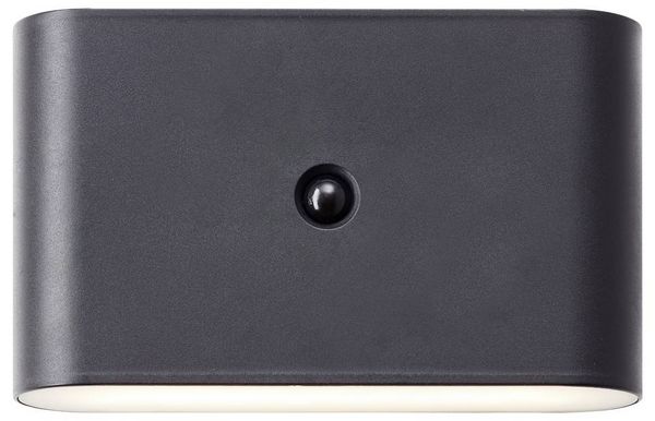 Produktbild: Brilliant Xino G80605/06 LED-Au&szlig;enwandleuchte mit Bewegungsmelder LED LED fest eingebaut 34 W Schwarz