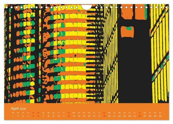 Produktbild: WIEN popartig (Wandkalender 2026 DIN A4 quer), CALVENDO Monatskalender