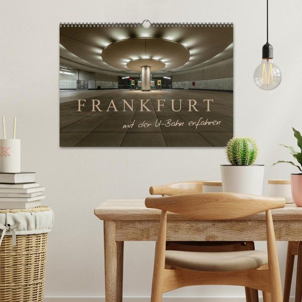 Produktbild: Frankfurt - mit der U-Bahn erfahren (Wandkalender 2026 DIN A3 quer), CALVENDO Monatskalender