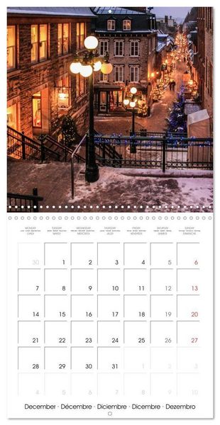 Produktbild: Qu&eacute;bec (Calendrier mural carr&eacute; 2026 30x30 cm) Calendrier double avec une page pour vos prises de notes