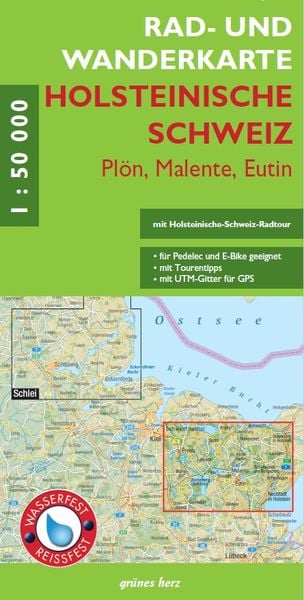 Rad- und Wanderkarte Holsteinische Schweiz, Sonstige von , Grünes Herz, 978-3-86636-454-7