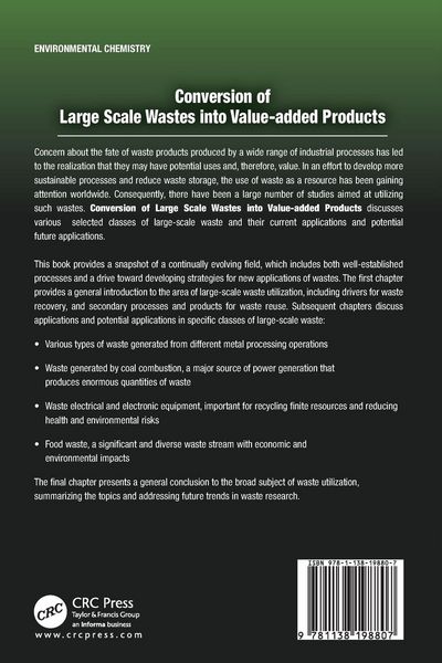 Produktbild: Conversion of Large Scale Wastes into Value-added Products