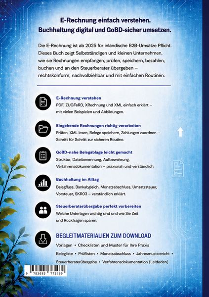 Produktbild: E-Rechnung, GoBD und digitale Buchhaltung