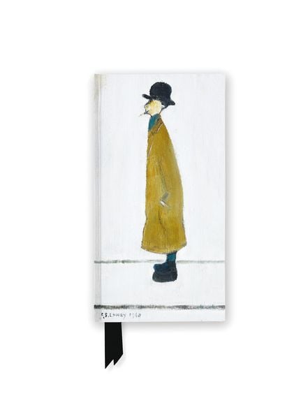 Produktbild: Schmales Hardcover-Notizbuch: L. S. Lowry, Beobachtender Gentleman