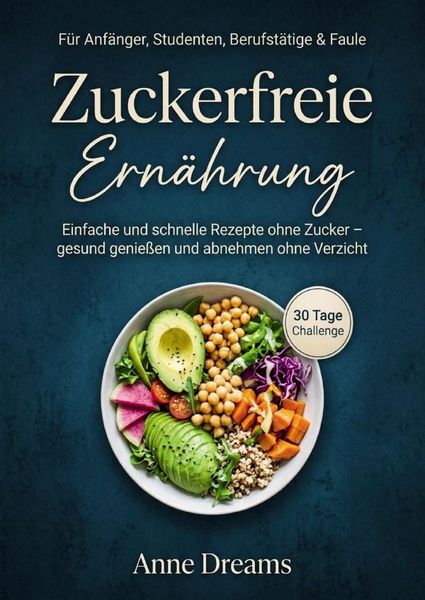 Zuckerfreie Ernährung für Anfänger, Studenten, Berufstätige & Faule, Taschenbuch von Anne Dreams, Epubli, 9783565440238