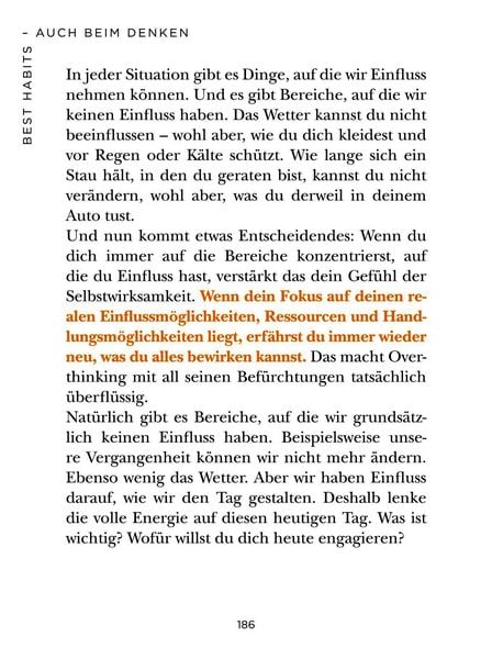 Produktbild: Die 1-Minuten-Strategie gegen Overthinking
