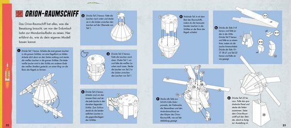 Produktbild: Das XXL-Entdecker-Set &ndash; Mission Mond: 5 Modelle zum Selberbauen, Sachbuch, Experimente und Rakete