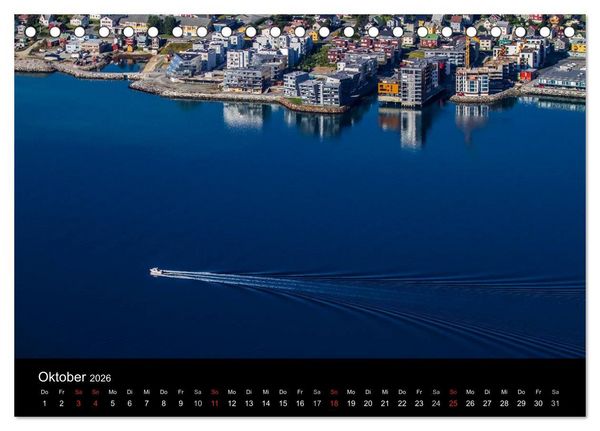 Produktbild: Erlebnis Norwegen: Narvik bis Troms&oslash; (Tischkalender 2026 DIN A5 quer), CALVENDO Monatskalender